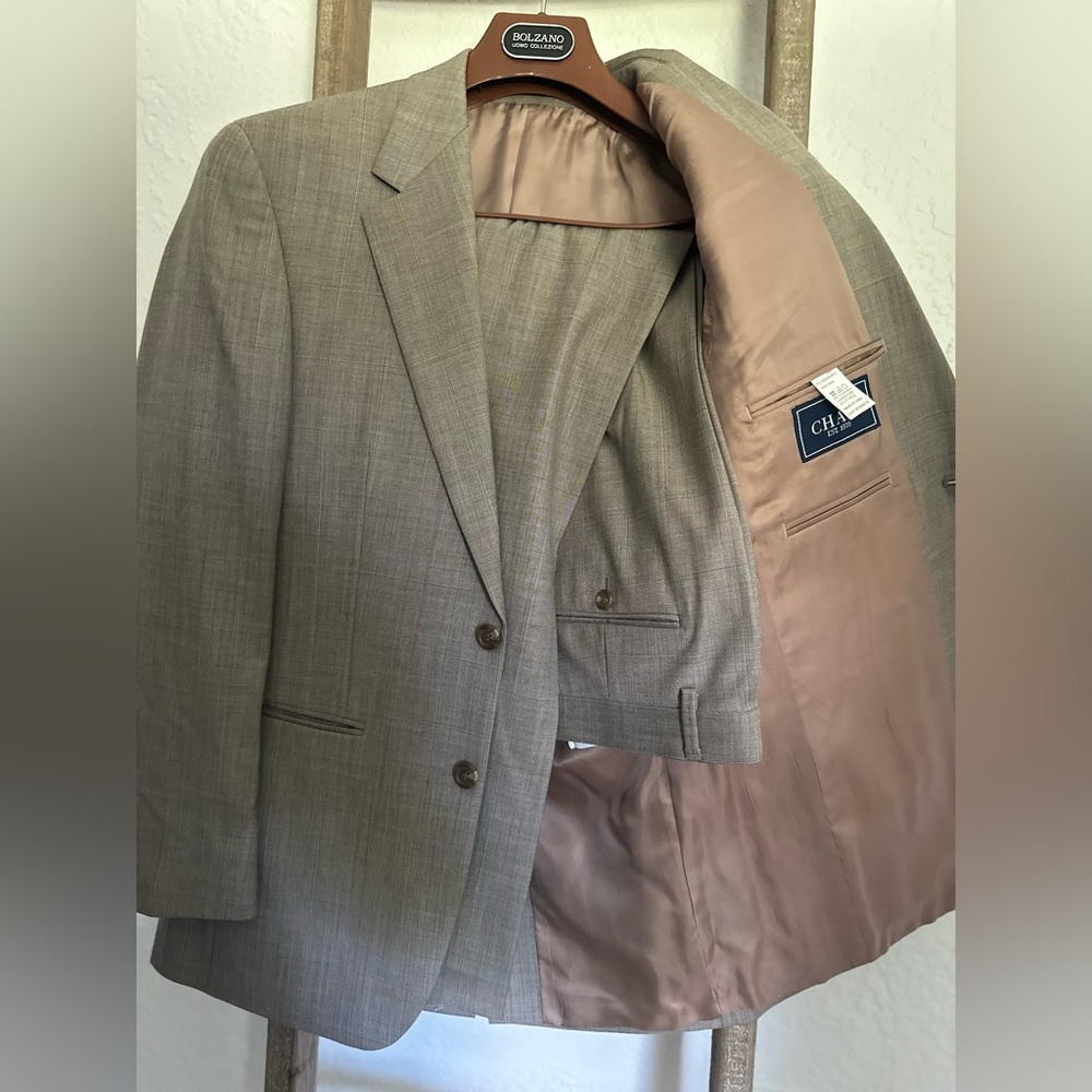 Chaps Tan Wool Jacket